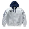 Chaqueta de satén de los Dallas Cowboys