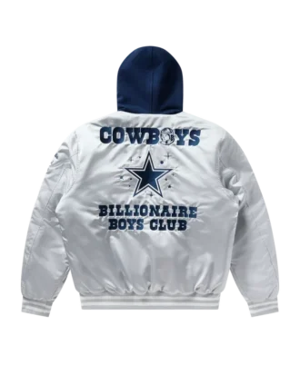 Chaqueta de satén de los Dallas Cowboys