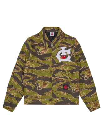 Chaqueta de trabajo con rayas de tigre