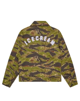Chaqueta de trabajo con rayas de tigre