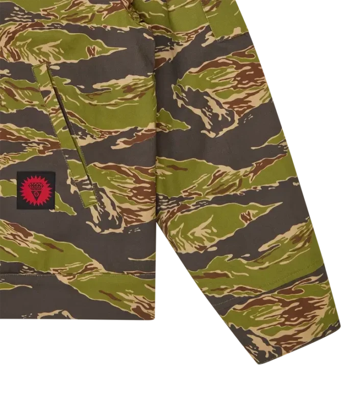 Chaqueta de trabajo con rayas de tigre