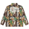 Chaqueta tipo coach Astro para niño con estampado de camuflaje de árboles y Arch Logo en forma de arco