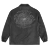 Chaqueta tipo coach de cuero