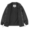 Chaqueta tipo coach de cuero