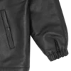 Chaqueta tipo coach de cuero
