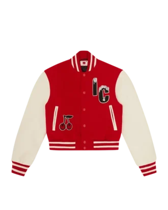 Chaqueta universitaria Cherry para mujer