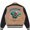 Chaqueta universitaria con cuello «Trick Shot»