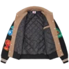 Chaqueta universitaria con cuello «Trick Shot»
