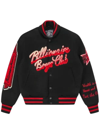 Chaqueta universitaria con logotipo Script