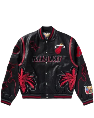 Chaqueta universitaria Heat de BBC x Jeff Hamilton
