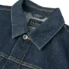 Chaqueta vaquera con estampado de gaviota y bordado