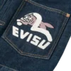 Chaqueta vaquera con estampado de gaviota y bordado