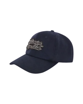 Gorra tipo «dad cap» con logotipo en letra cursiva