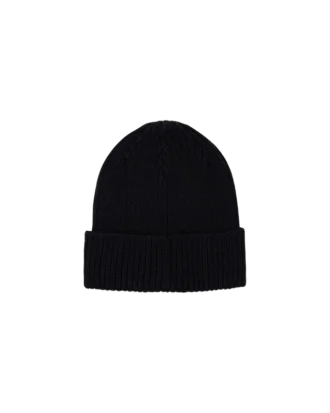 Gorro de algodón acanalado