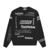 Jersey de cuello redondo con múltiples logotipos