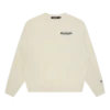 Jersey de cuello redondo oversize de peso grueso