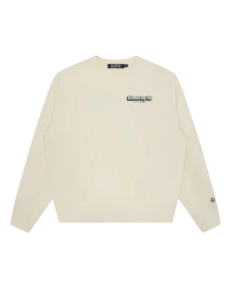 Jersey de cuello redondo oversize de peso grueso