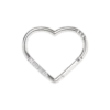 Mosquetón en forma de corazón