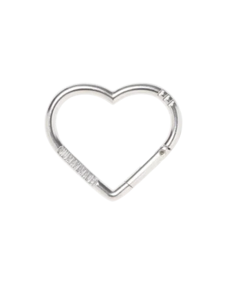 Mosquetón en forma de corazón