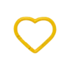 Mosquetón en forma de corazón