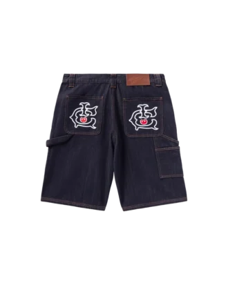 Pantalón corto de vaquero Selvedge Running Dog