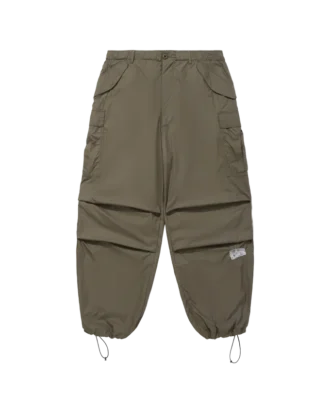 Pantalones cargo anchos de nailon