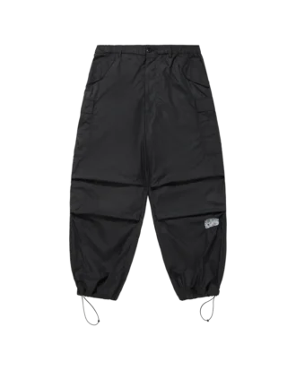 Pantalones cargo anchos de nailon