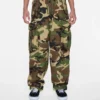 Pantalones cargo de camuflaje con estrellas (corte holgado)