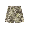 Pantalones cortos cargo de algodón con estampado de camuflaje superpuesto