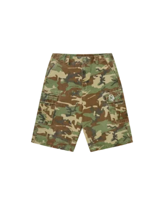 Pantalones cortos cargo oversize desgastados