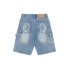 Pantalones cortos de carpintero de denim Diamonds & Dollars