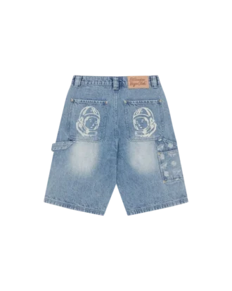 Pantalones cortos de carpintero de denim Diamonds & Dollars