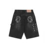 Pantalones cortos de carpintero de denim Diamonds & Dollars