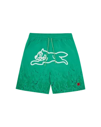 Pantalones cortos Running Dog con estampado de piel de serpiente degradado