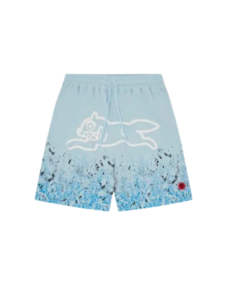 Pantalones cortos Running Dog con estampado de piel de serpiente degradado