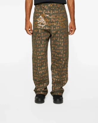 Pantalones de carpintero con herrajes