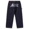 Pantalones de carpintero de denim Running Dog con ribete