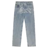 Pantalones vaqueros con aplique de Running Dog y doble bolsillo