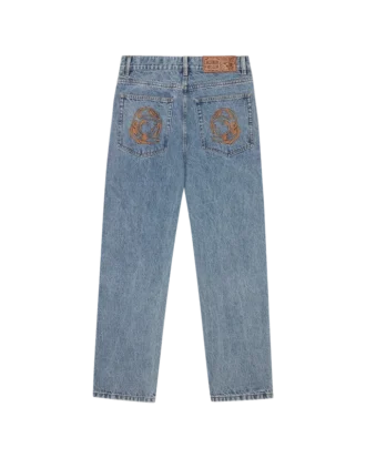 Pantalones vaqueros con el logotipo «Arch Logo» descolorido