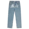 Pantalones vaqueros con forro a cuadros