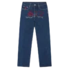 Pantalones vaqueros con Running Dog de cristal