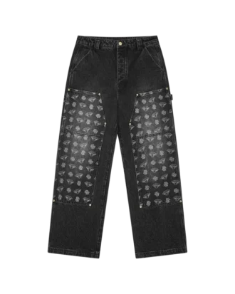 Pantalones vaqueros de carpintero Diamonds & Dollars