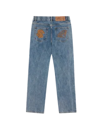Pantalones vaqueros de denim con ribete «Diamonds & Dollars»
