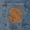 Pantalones vaqueros de denim con ribete «Diamonds & Dollars»