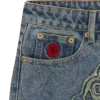 Pantalones vaqueros desgastados Running Dog para mujer