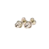 Pendientes de corazón de plata