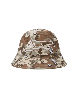 Sombrero de pescador con estampado de trocitos de chocolate