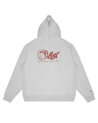 Sudadera con capucha con el logotipo OG en color burdeos