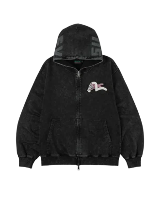 Sudadera con capucha con logotipo, gaviota bordada y estampados