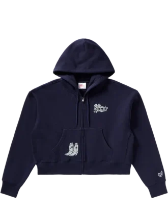 Sudadera con capucha corta de los Dallas Cowboys para mujer